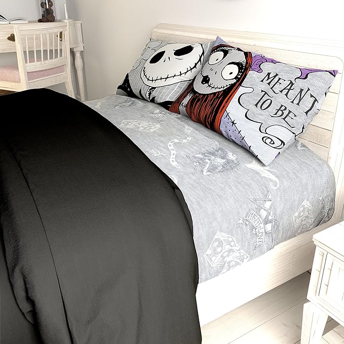 Disney Nightmare Before Christmas Meant to Be 2-Pack Reversible Pillowcase