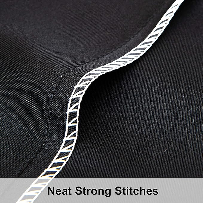 NTBAY 2 Pack Satin King Pillowcases for Hair and Skin, Luxurious and Silky Pillow Cases with Envelope Closure, 20x36 Inches, Black
