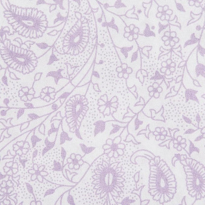 Amazon Basics Lightweight Super Soft Easy Care Microfiber 3-Piece Bed Sheet Set with 14-Inch Deep Pockets, Twin XL, Lavender Paisley, Machine Wash Warm, Tumble Dry Low