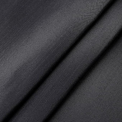 Biscaynebay Wrap Around Bed Skirts for Twin & Twin XL Beds Short Drop of 12", Black Adjustable Elastic Dust Ruffles Easy Fit Wrinkle Resistant Silky Luxurious Fabric Machine Washable