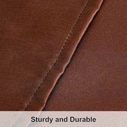 NTBAY 2 Pack Satin Queen Pillowcases for Hair and Skin, Luxurious and Silky Pillow Cases with Envelope Closure, 20x30 Inches, Brown