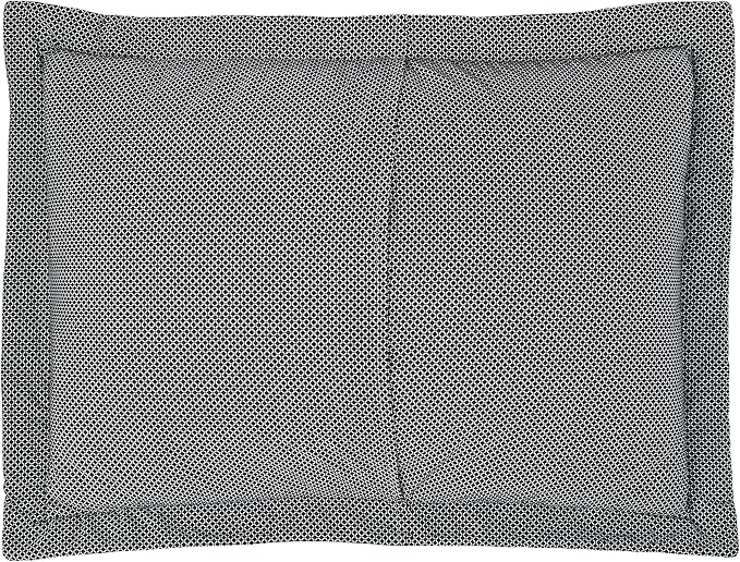 Laura Ashley - Queen Quilt Set, Soft Cotton Bedding with Reversible Design, Medium Weight for Year Round Use, 3 Piece Bed Set with Matching Pillowcases (Amberley Black/White)