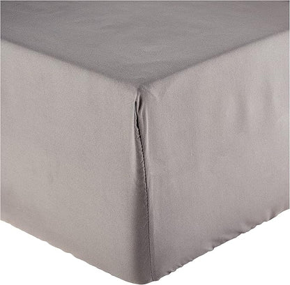 Elegant Comfort 1500 Premium Hotel Quality 1-Piece Fitted Sheet, Softest Quality Microfiber - Deep Pocket up to 16 inch, Wrinkle and Fade Resistant, Full, Gray