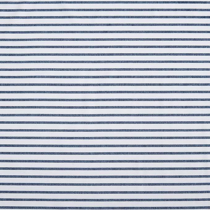 Nautica - Twin Size Sheet Set, Crisp & Tailored Cooling Sheets with a Smooth Cotton Percale Lightweight Feel - Bed Sheets with Matching Pillowcase & Fitted Sheet (Harmead Navy)