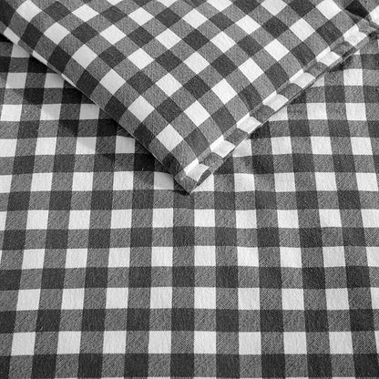 Eddie Bauer - King Comforter Set, Reversible Cotton Bedding with Matching Shams, Luxurious Bedding Set for Colder Months (Preston Grey, King)