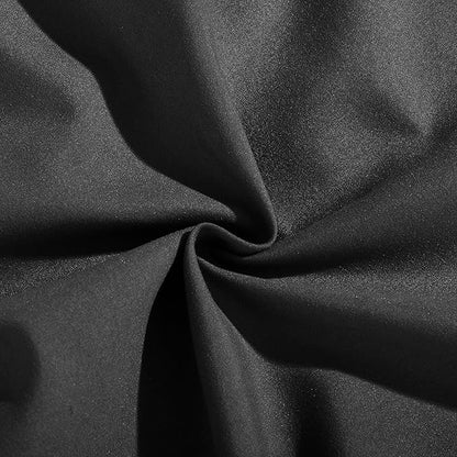 Evolive Ultra Soft Brushed Microfiber King Size 20"x40" Pillowcases Pair with Envelope Clousure Set of 2 (20"x40" King, Black)